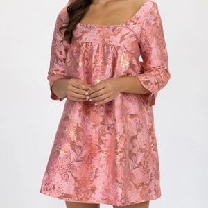 Anthropologie Eva Franco Baby Doll Bow Dress NWOT